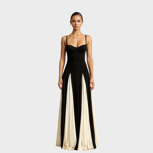 Cary | Damska elegancka sukienka maxi