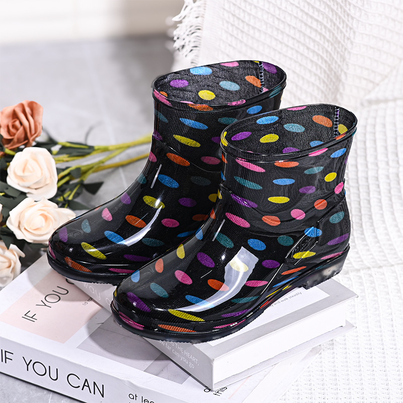 Eliza - Modne Kalosze – Modny Kolorowy Wzorzysty Design