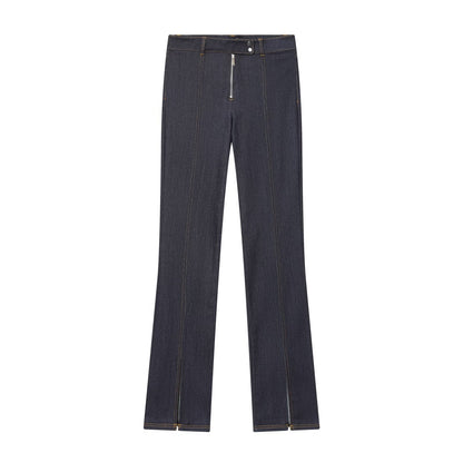 Clementine | Komplet damski z ciemnego denimu co-ord, stylowy i casualowy