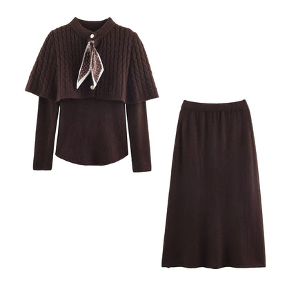 Claudia | Elegancki dzianinowy komplet damski co-ord, stylowy i wygodny