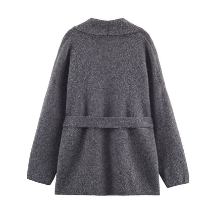 Avis | Komplet damski dzianinowy, wygodny i casualowy zestaw co-ord