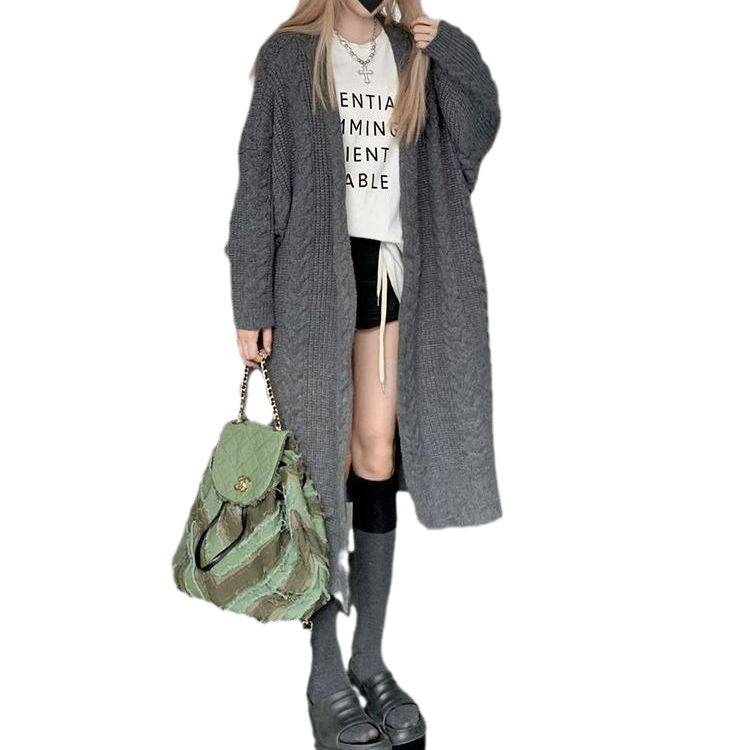 Ursula | Kardigan damski długi w stylu oversize, jesienno-zimowy