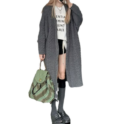 Ursula | Kardigan damski długi w stylu oversize, jesienno-zimowy