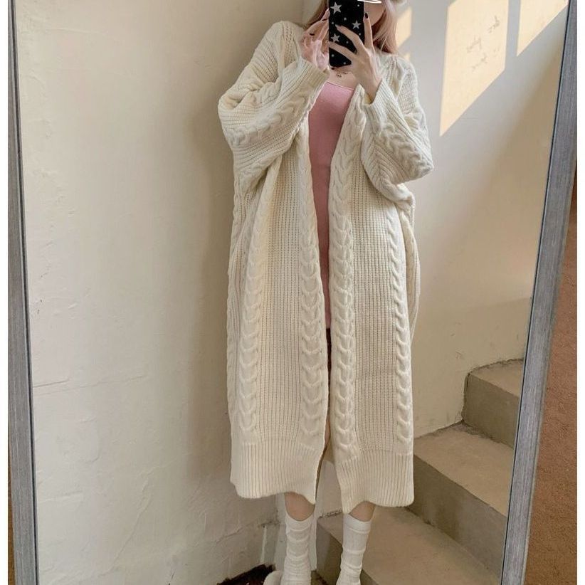 Ursula | Kardigan damski długi w stylu oversize, jesienno-zimowy