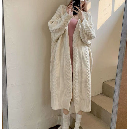 Ursula | Kardigan damski długi w stylu oversize, jesienno-zimowy