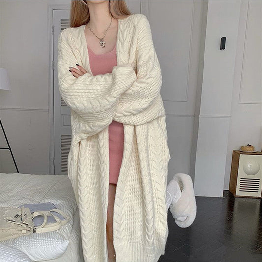 Ursula | Kardigan damski długi w stylu oversize, jesienno-zimowy