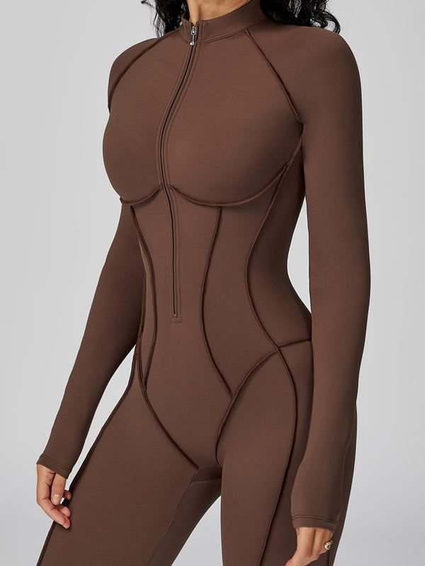 Loretta | Damskie body z kontrastowymi przeszyciami, dopasowany fason, nowoczesny i elegancki styl