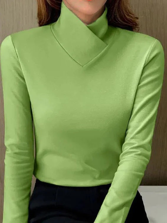 Klara | Elegancki golf damski z wysokim kołnierzem