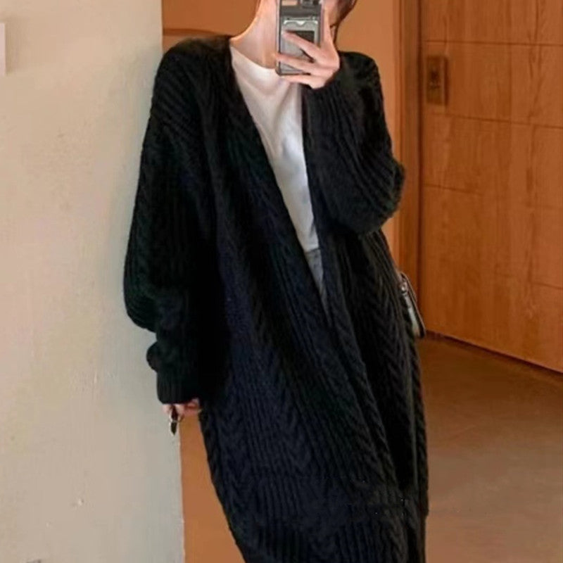 Ursula | Kardigan damski długi w stylu oversize, jesienno-zimowy