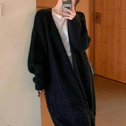 Ursula | Kardigan damski długi w stylu oversize, jesienno-zimowy
