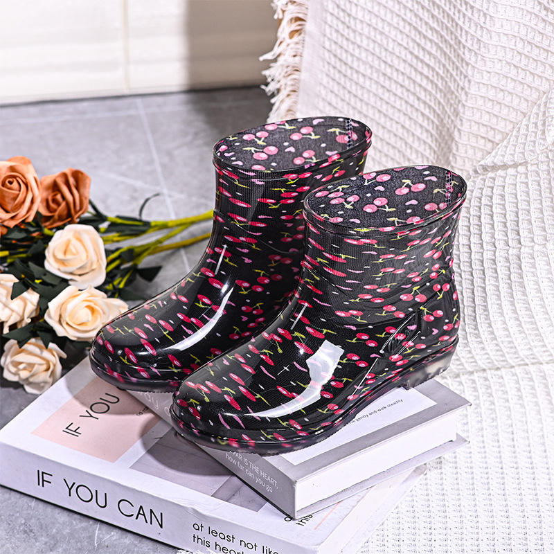 Eliza - Modne Kalosze – Modny Kolorowy Wzorzysty Design