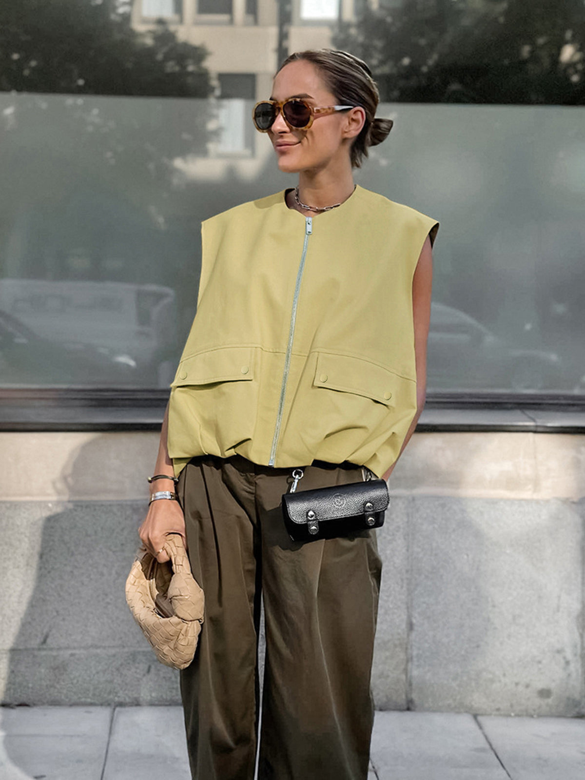 Iris | bezrękawnik damski z zamkiem, stylowy i casualowy kardigan/vest