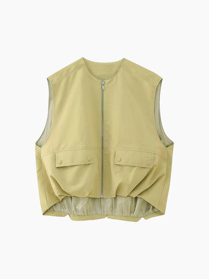 Iris | bezrękawnik damski z zamkiem, stylowy i casualowy kardigan/vest