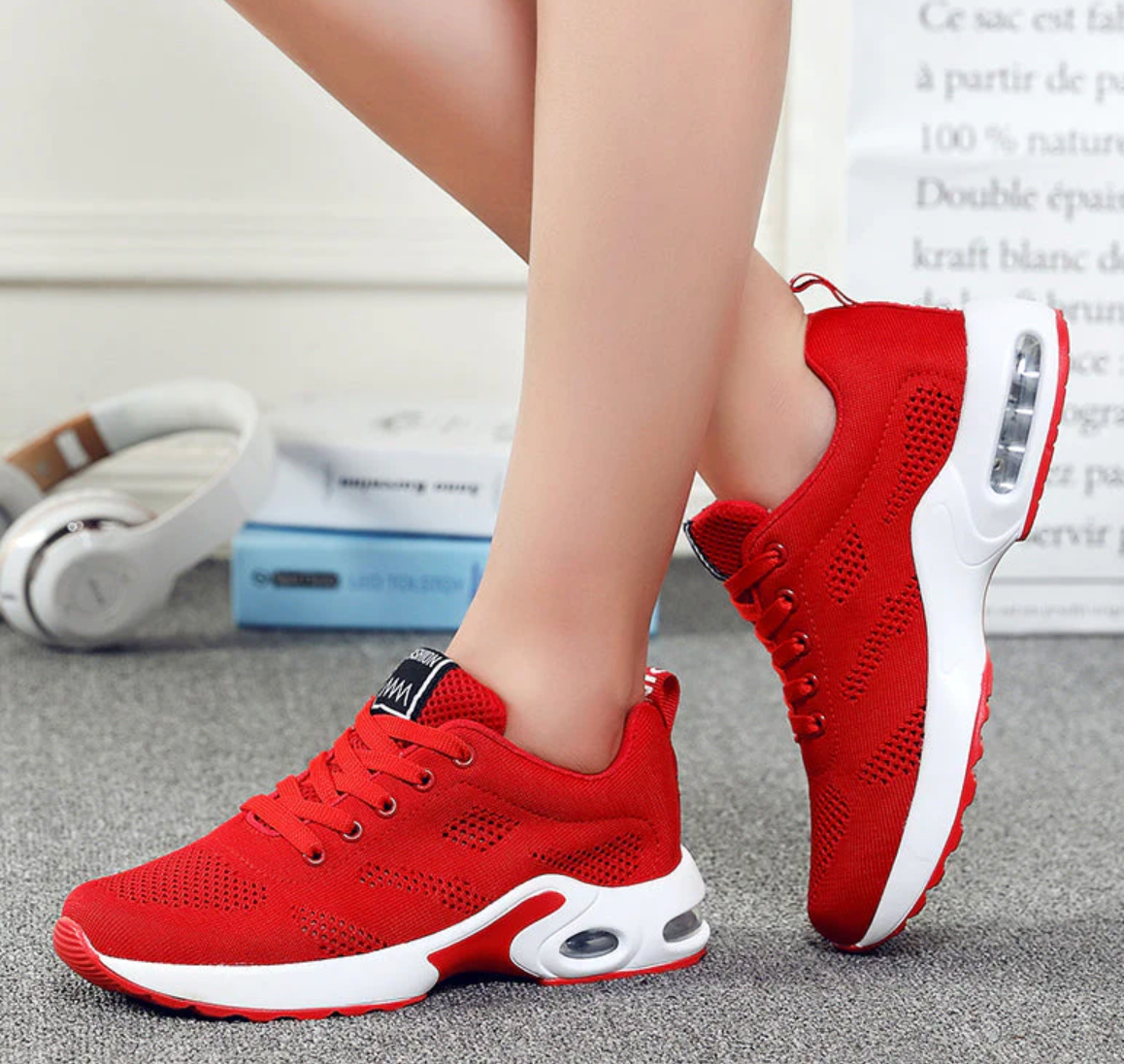 Angelika | Damskie ortopedyczne sneakersy lekkie z amortyzacją powietrzną
