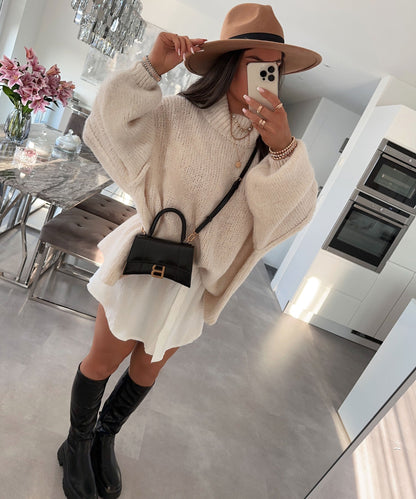 Luvira | Oversize’owy damski sweter z miękkiej dzianiny