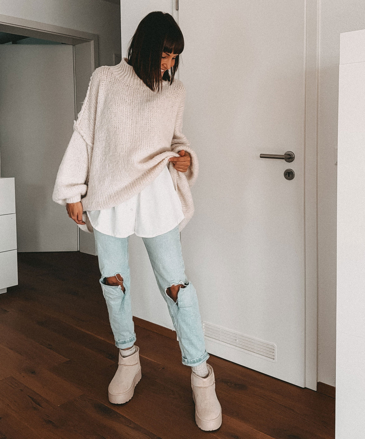 Luvira | Oversize’owy damski sweter z miękkiej dzianiny