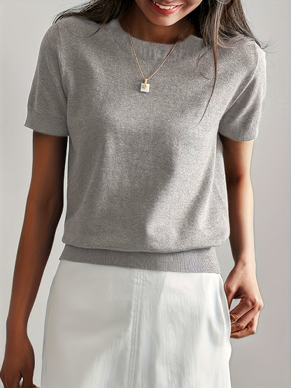 Ginny – sweter z dzianiny w stylu casual chic dla nowoczesnych kobiet – na każdą porę roku