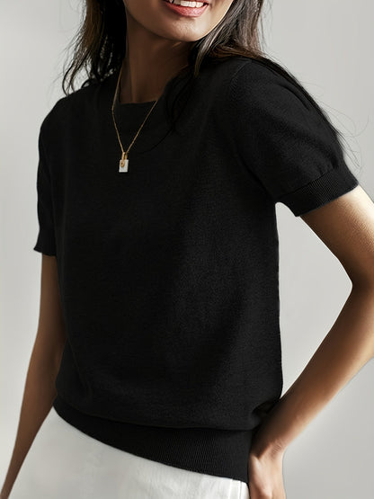 Ginny – sweter z dzianiny w stylu casual chic dla nowoczesnych kobiet – na każdą porę roku