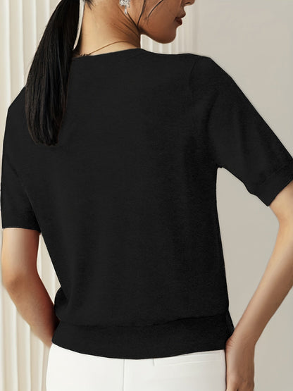 Ginny – sweter z dzianiny w stylu casual chic dla nowoczesnych kobiet – na każdą porę roku