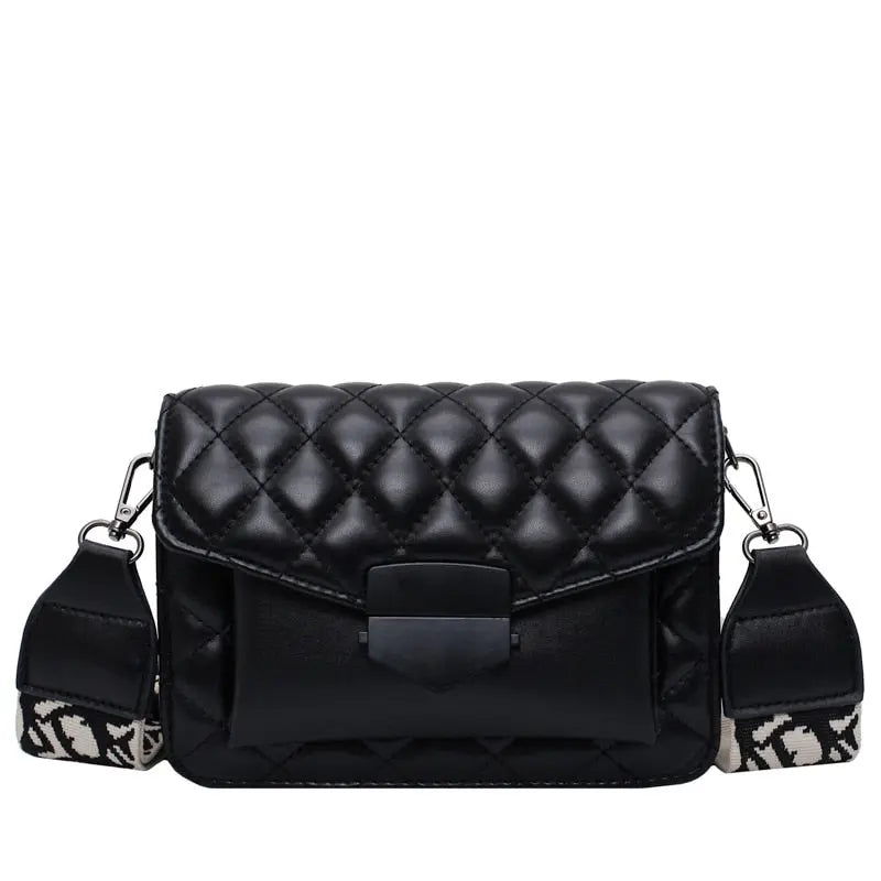 Sylvie | Torebka damska crossbody z pikowanej skóry wegańskiej