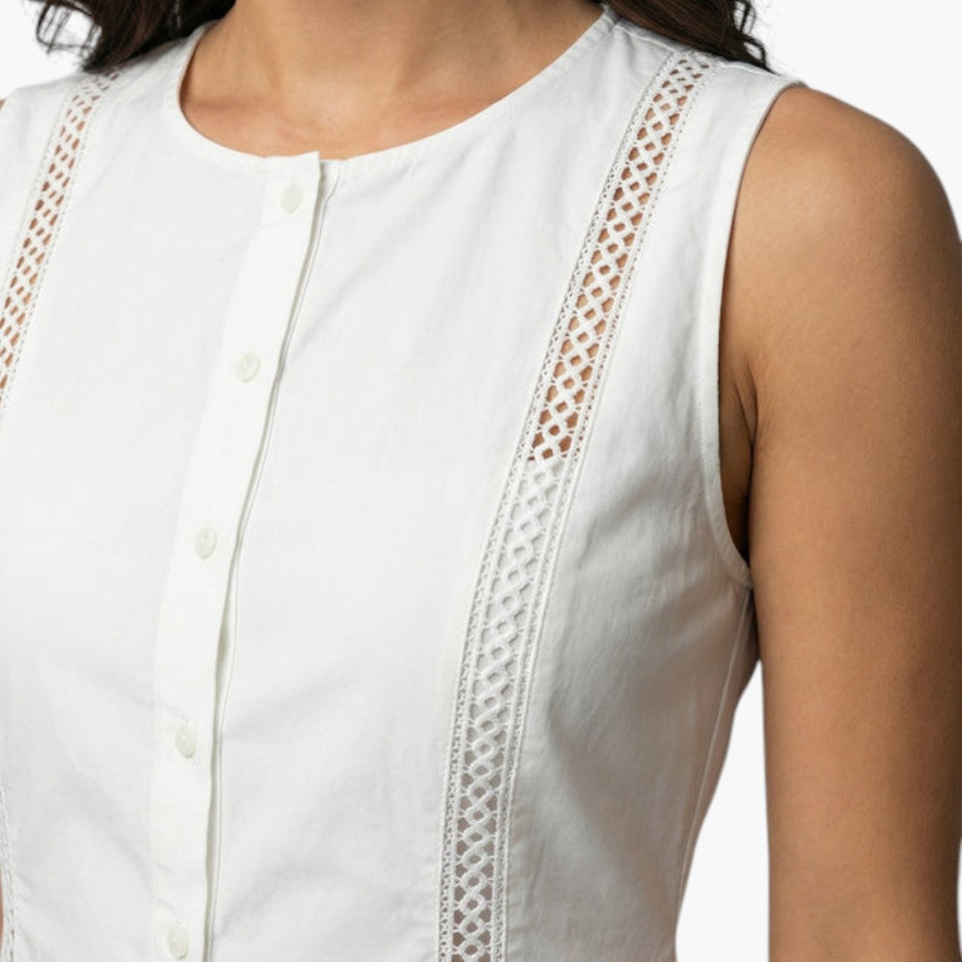 Marjorie | Damska sukienka mini zapinana na guziki z przodu casual elegancka