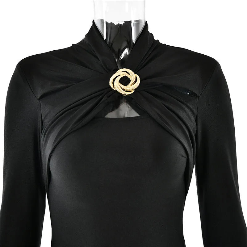 Glenna | Sukienka midi FRESH LABEL Aiaccia elegancka casualowa