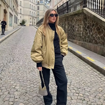 Felicja - Damska kurtka bomber oversize