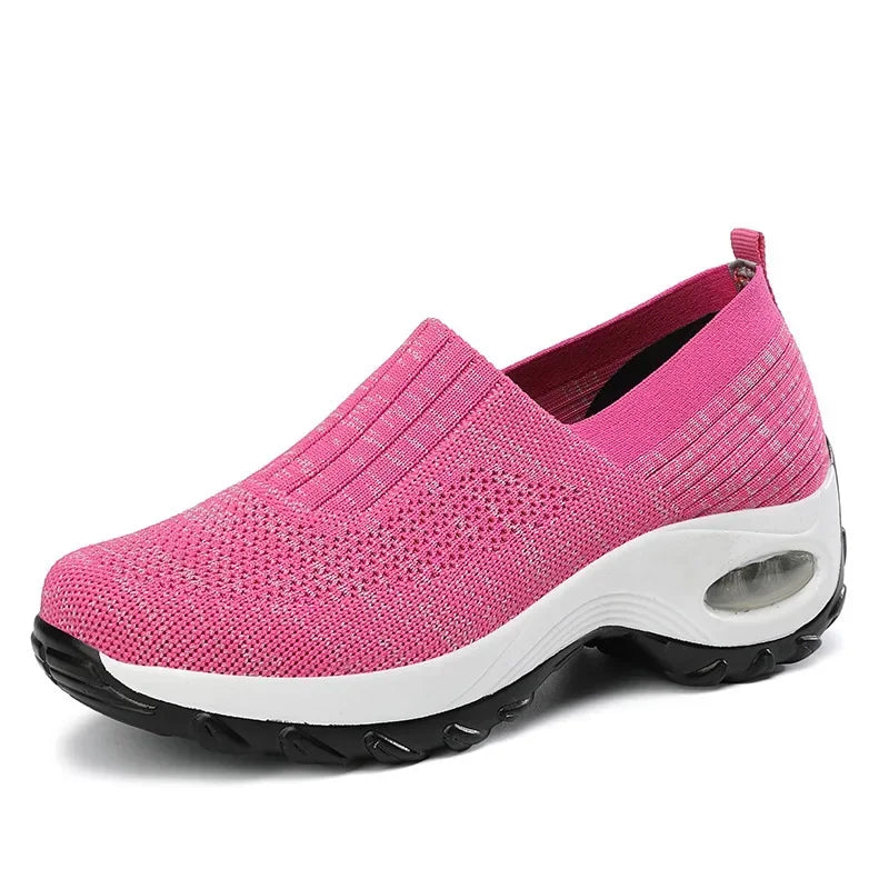 Avonlea - Damskie buty ortopedyczne slip-on z amortyzującą podeszwą powietrzną