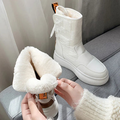 Maeve - Damskie buty śniegowce ocieplane, wodoodporne, styl sportowo-casual