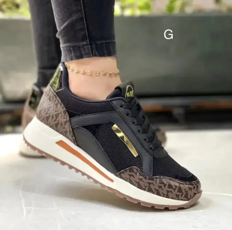 Aveline - Damskie sneakersy na platformie z eleganckimi detalami