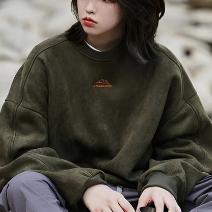 Fern - Oversize’owa bluza damska o outdoorowo-casualowym charakterze