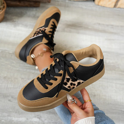 Adrianna - Damskie sneakersy z motywem panterki