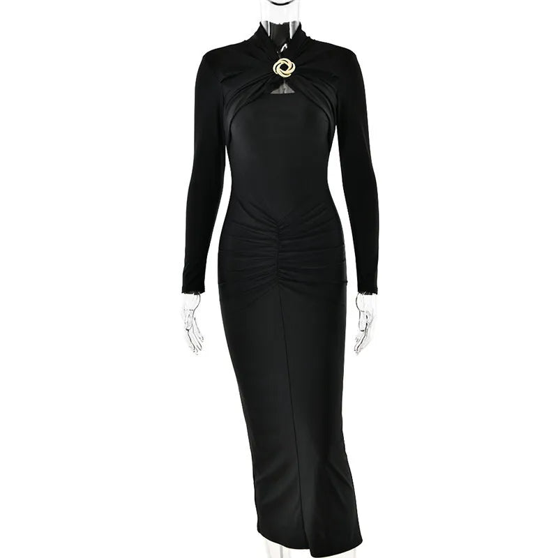 Glenna | Sukienka midi FRESH LABEL Aiaccia elegancka casualowa