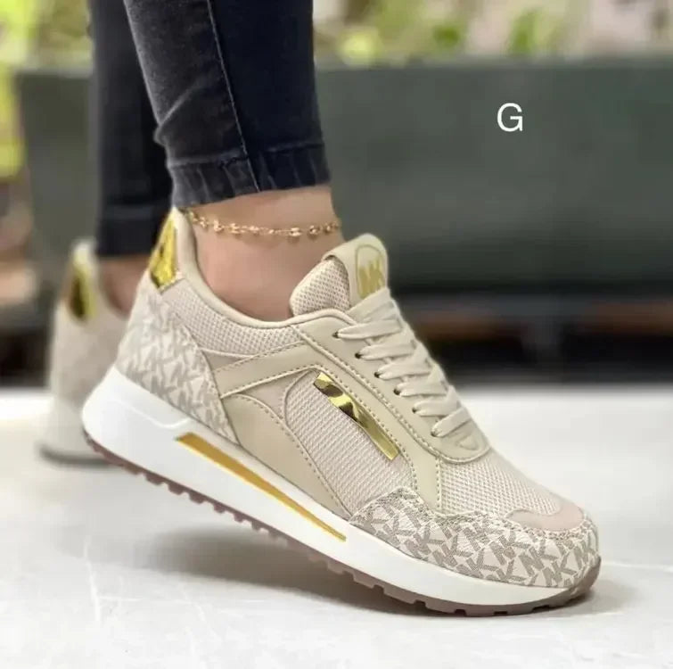 Aveline - Damskie sneakersy na platformie z eleganckimi detalami