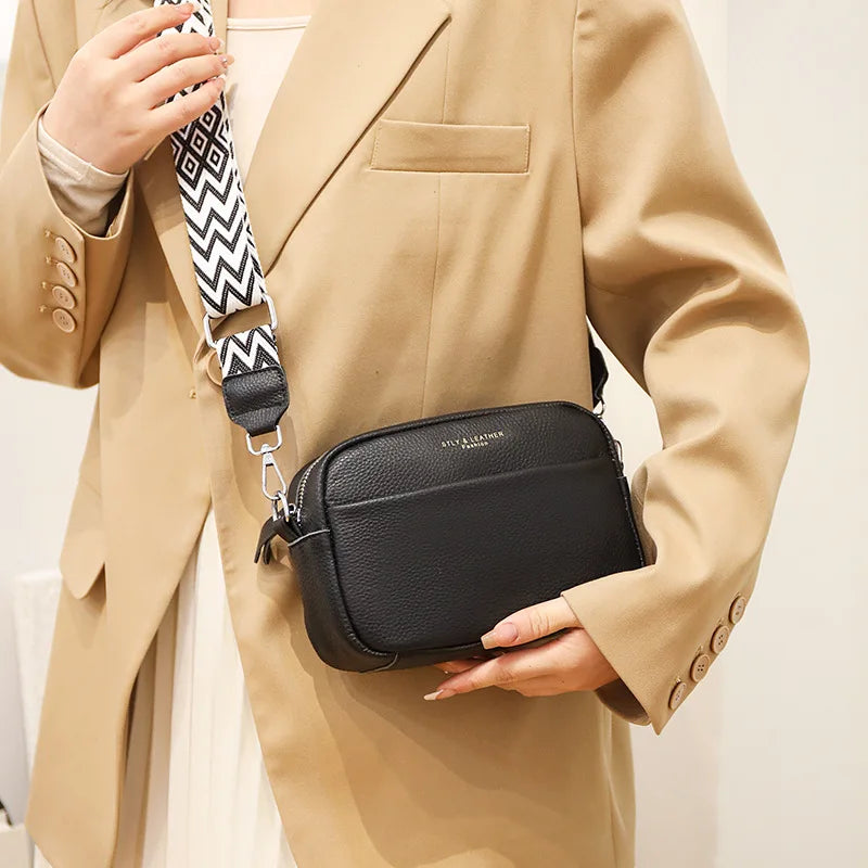 Laura | Elegancka i praktyczna skórzana torebka damska
