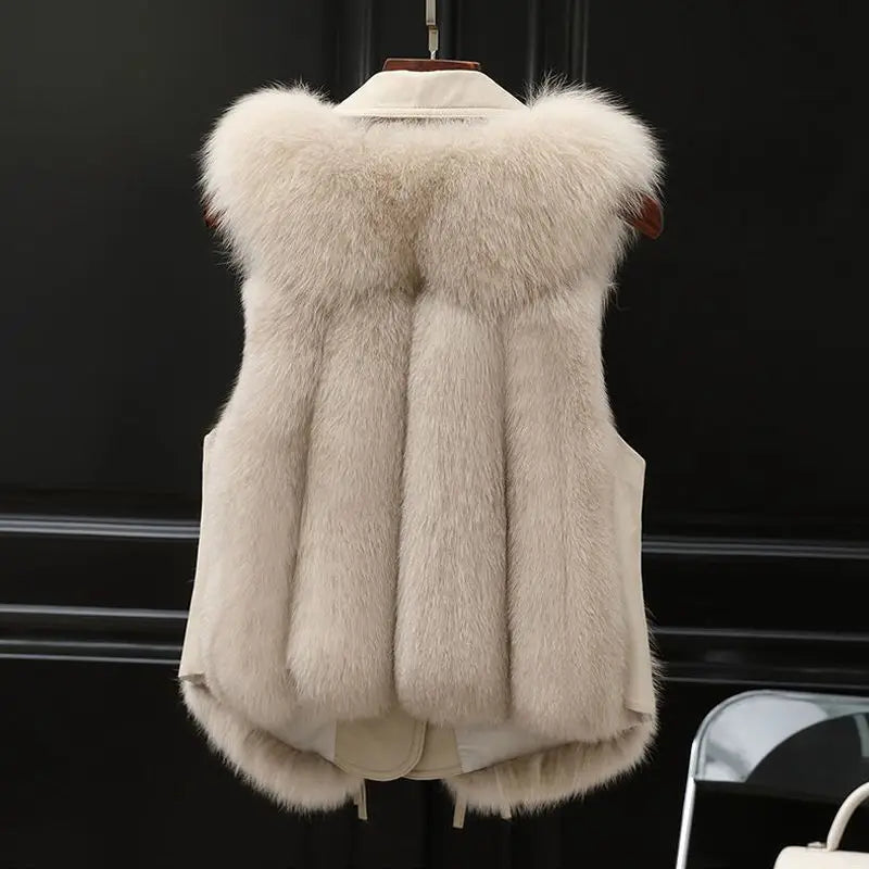 Juliet | Damski żakiet z kontrastową lamówką i skórzanym kołnierzem, elegancki i stylowy fason