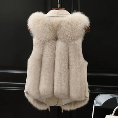 Juliet | Damski żakiet z kontrastową lamówką i skórzanym kołnierzem, elegancki i stylowy fason