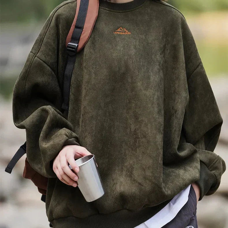 Fern - Oversize’owa bluza damska o outdoorowo-casualowym charakterze
