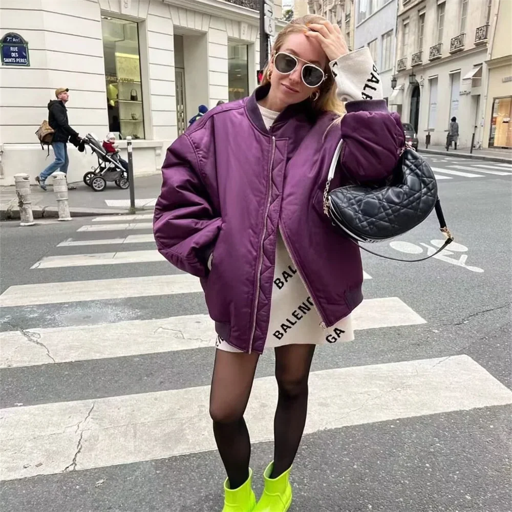 Felicja - Damska kurtka bomber oversize