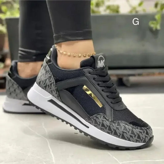 Aveline - Damskie sneakersy na platformie z eleganckimi detalami