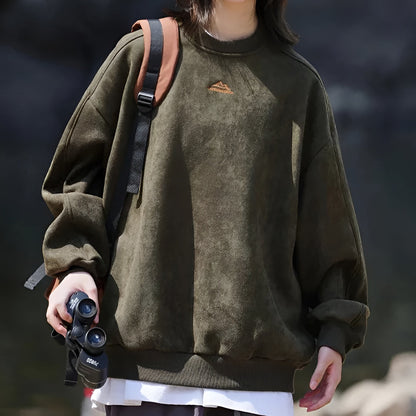 Fern - Oversize’owa bluza damska o outdoorowo-casualowym charakterze