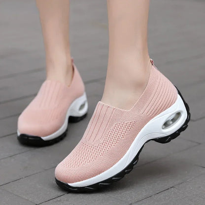 Avonlea - Damskie buty ortopedyczne slip-on z amortyzującą podeszwą powietrzną