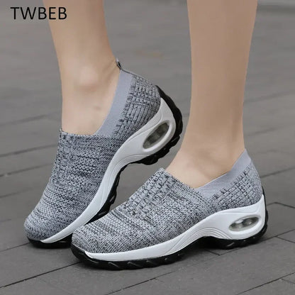 Avonlea - Damskie buty ortopedyczne slip-on z amortyzującą podeszwą powietrzną