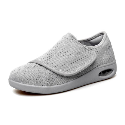 Solenne - Damskie buty ortopedyczne haluks na rzepy z oddychającą siateczką i amortyzacją