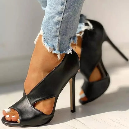 Evadne - Eleganckie buty na szpilce z wycięciami