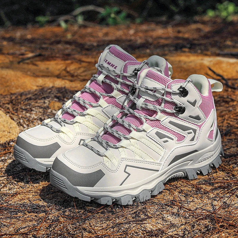 Thalina - Unisex buty trekkingowe outdoor – wodoodporne, amortyzujące, z wysoką cholewką