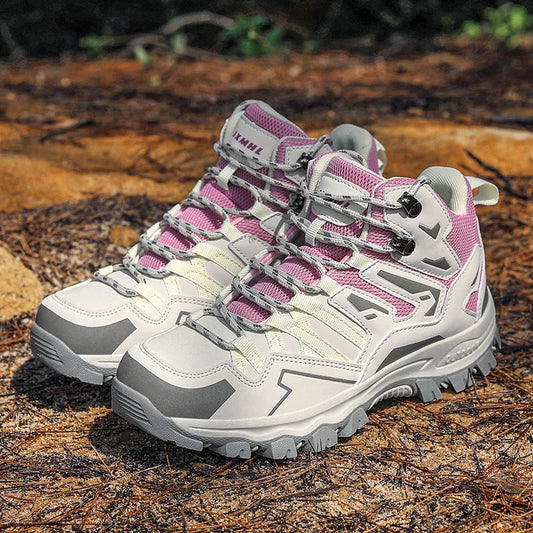 Thalina - Unisex buty trekkingowe outdoor – wodoodporne, amortyzujące, z wysoką cholewką