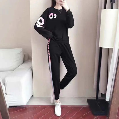Marvella - Dwuczęściowy damski dres z bluzą i spodniami
