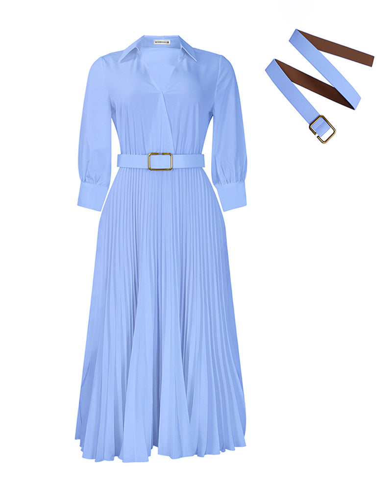 Rosalyn | Sukienka maxi damska plus size z dekoltem w serek