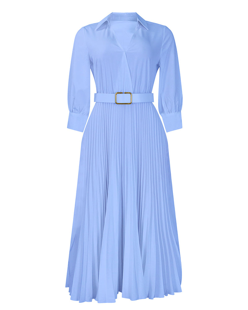 Rosalyn | Sukienka maxi damska plus size z dekoltem w serek